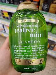 OGX Refreshing Scalp + Teatree Mint Shampoo, Sulfate Free, Extra Strenght, 385ml